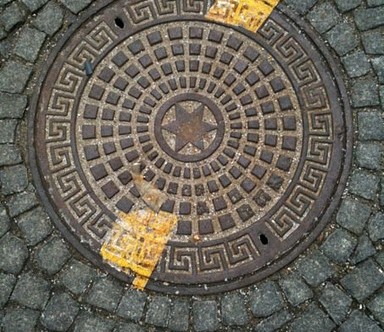 Manhole in Copenhagen